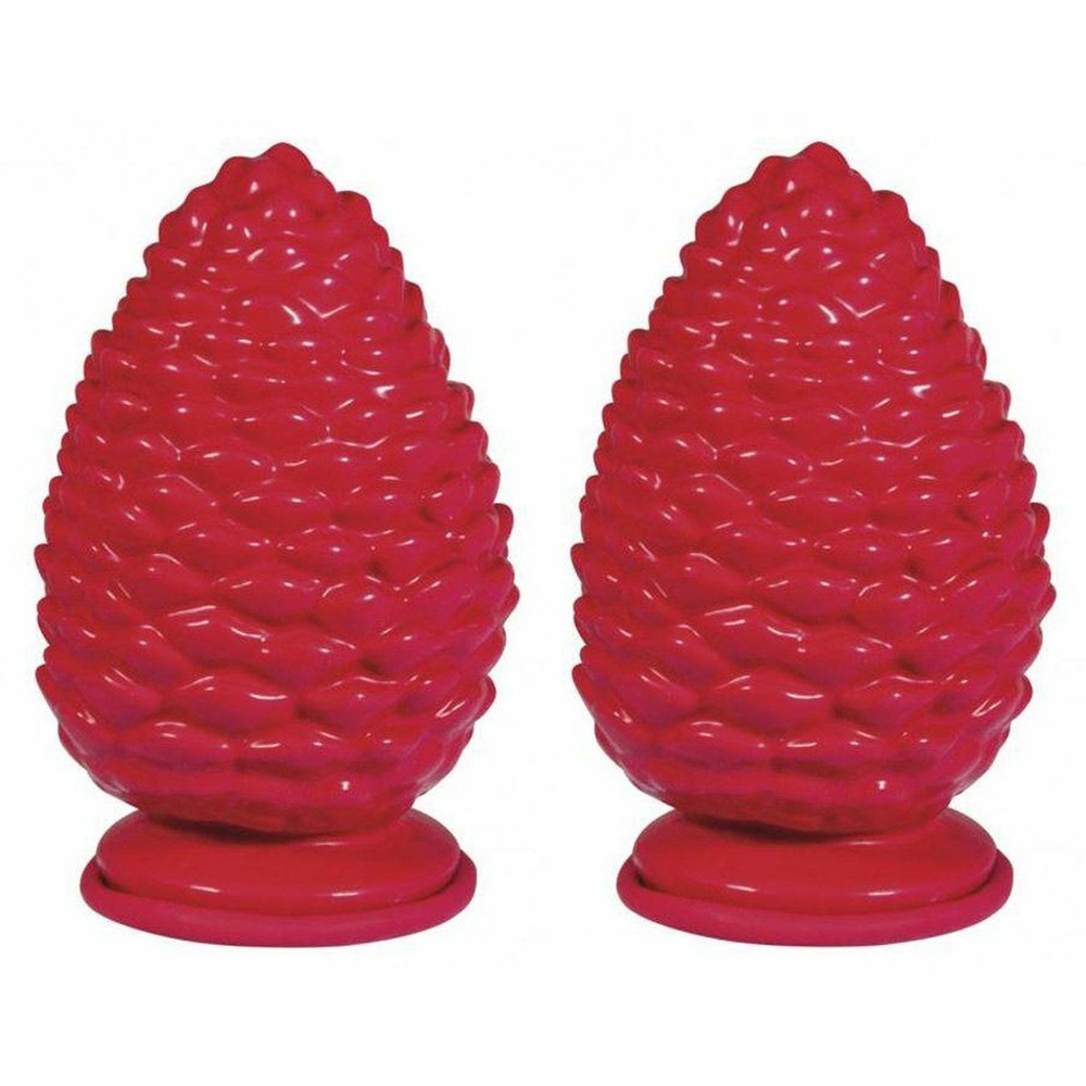 2 moule en latex pommes de pin 15 cm