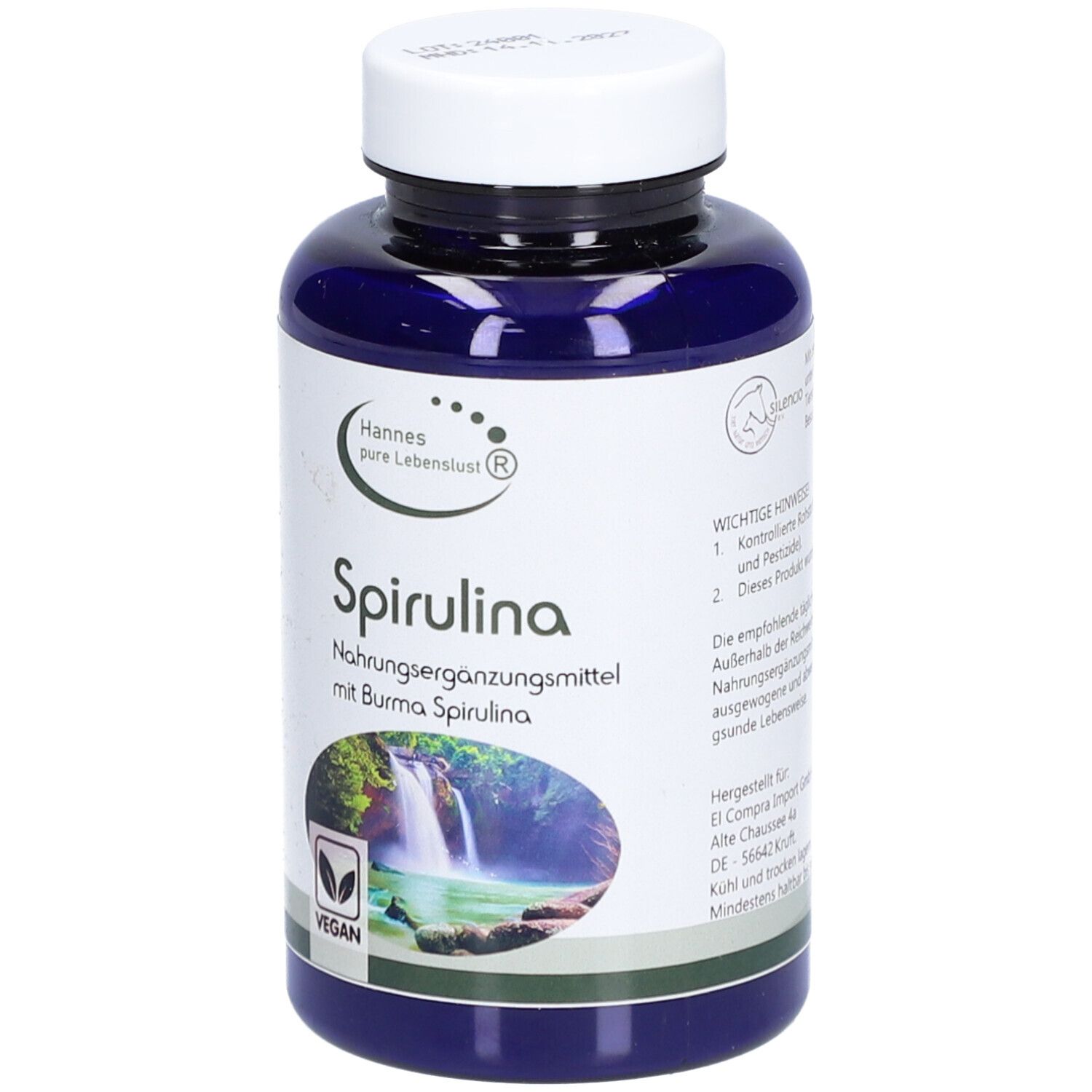 Hannes pure Lebenslust® SPIRULINA