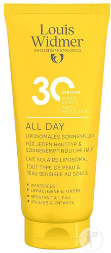 Louis Widmer Sun All Day IP30 Format Avantageux Sans Parfum Tube 200ml