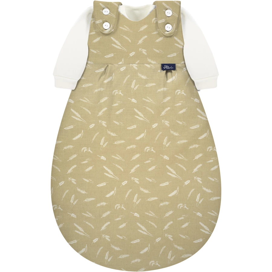 Alvi® Baby-Mäxchen® 3tlg. Flachgewebe Earth nature beige