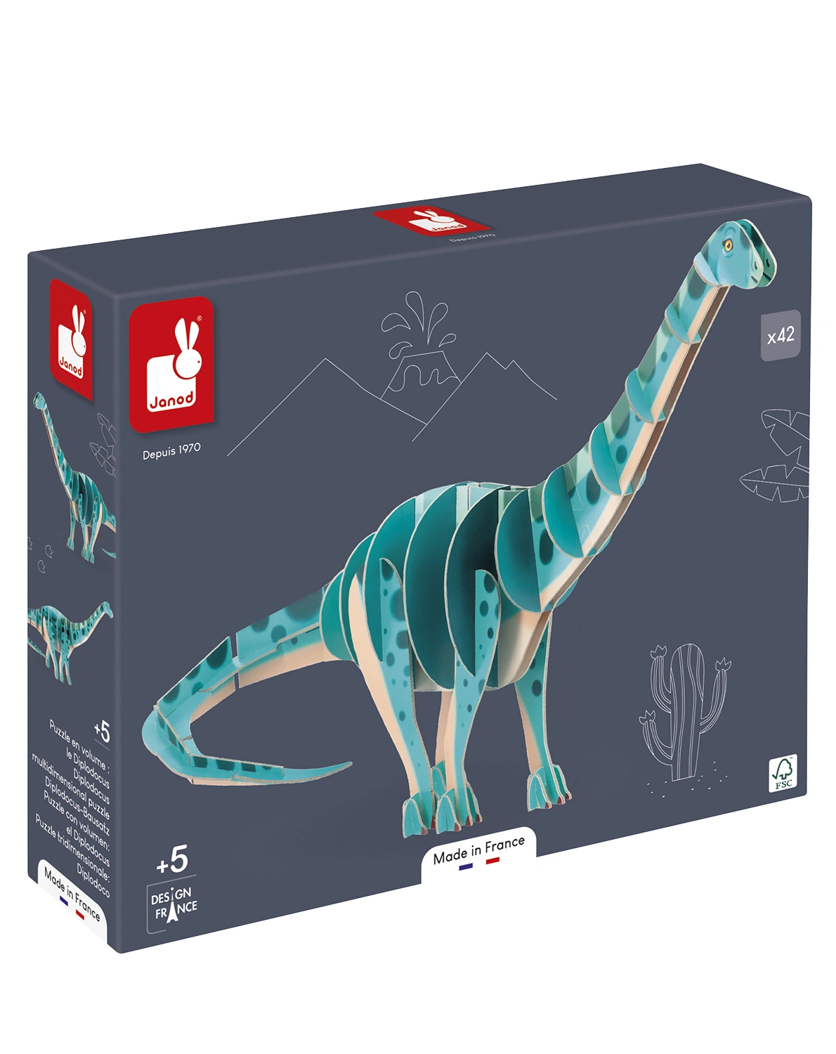 3D-Puzzle DINO - DIPLODOCUS