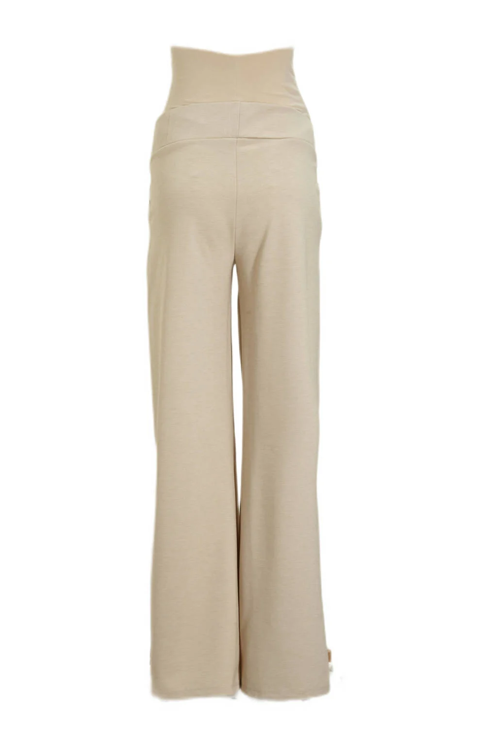 LOVE2WAIT low waist wide leg broek beige