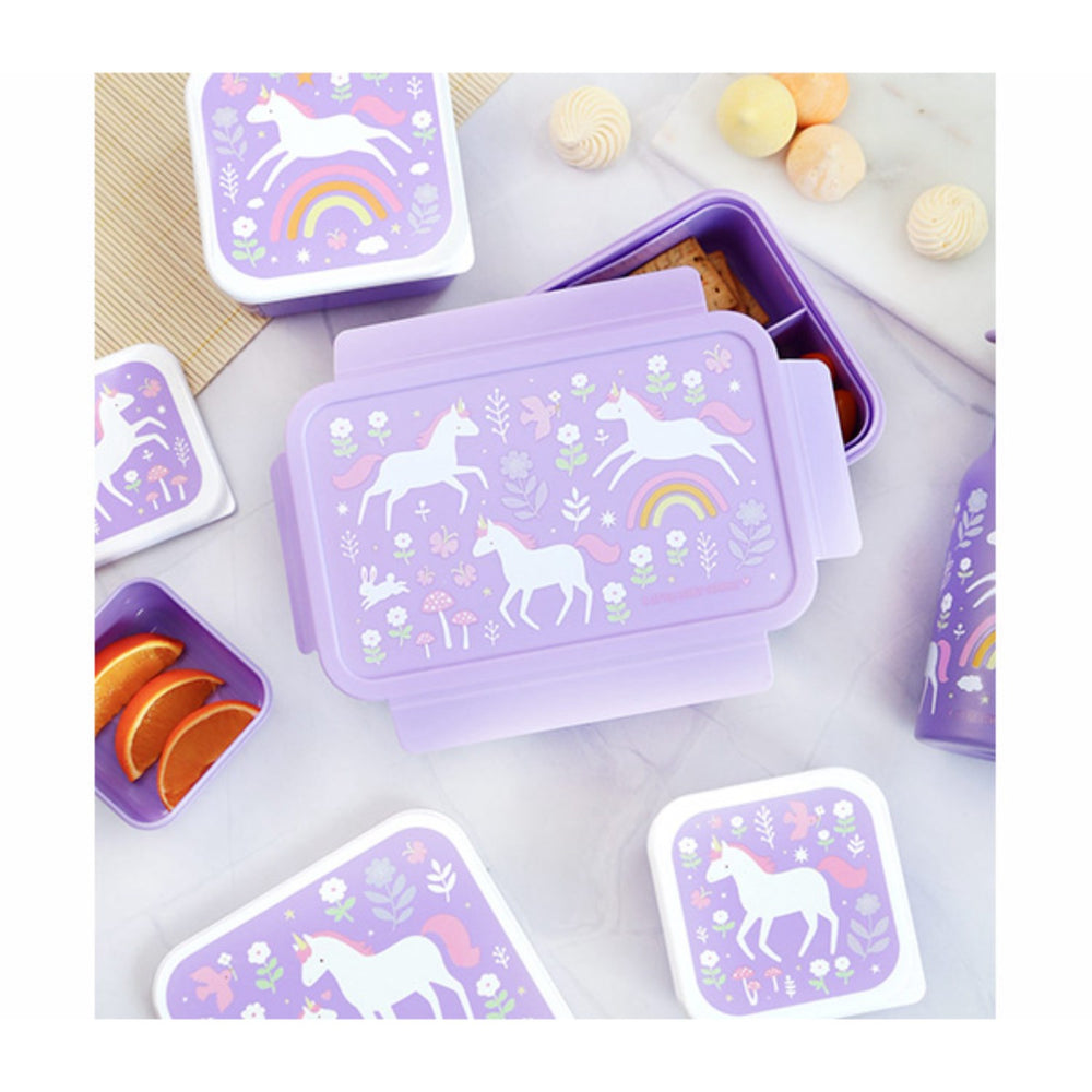 Køb A Little Lovely Company Unicorn Dreams Bento Madkasse