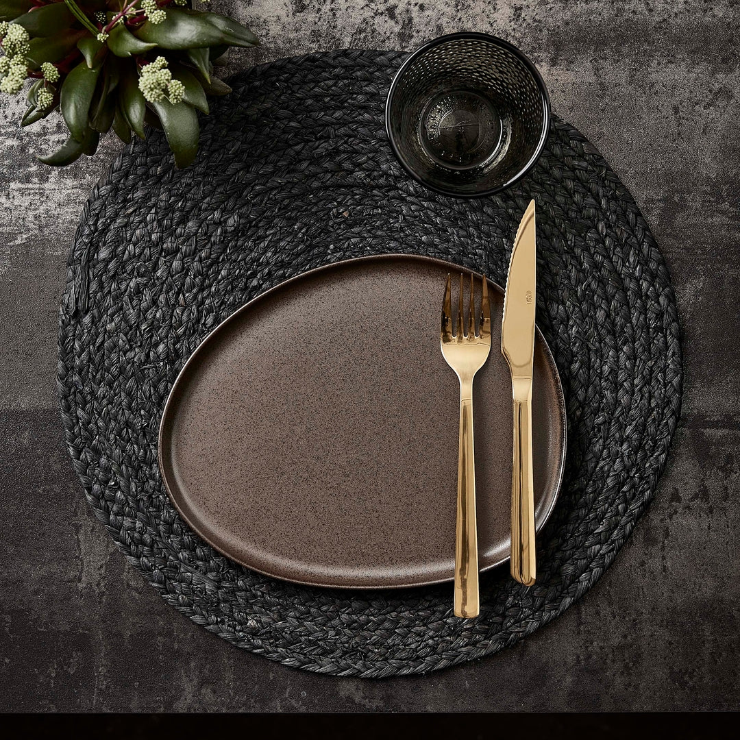 RAW  Organic frokosttallerken - Metallic Brown