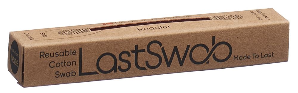 LASTSWAB Basic wiederverwenbares Wattestäbchen orange 1 Stk