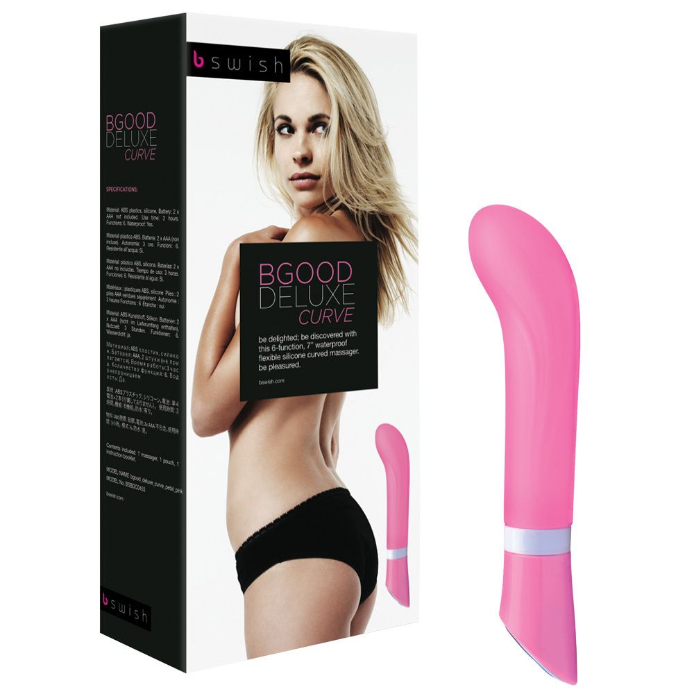 Vibrator bgood Deluxe Curve Petal pink