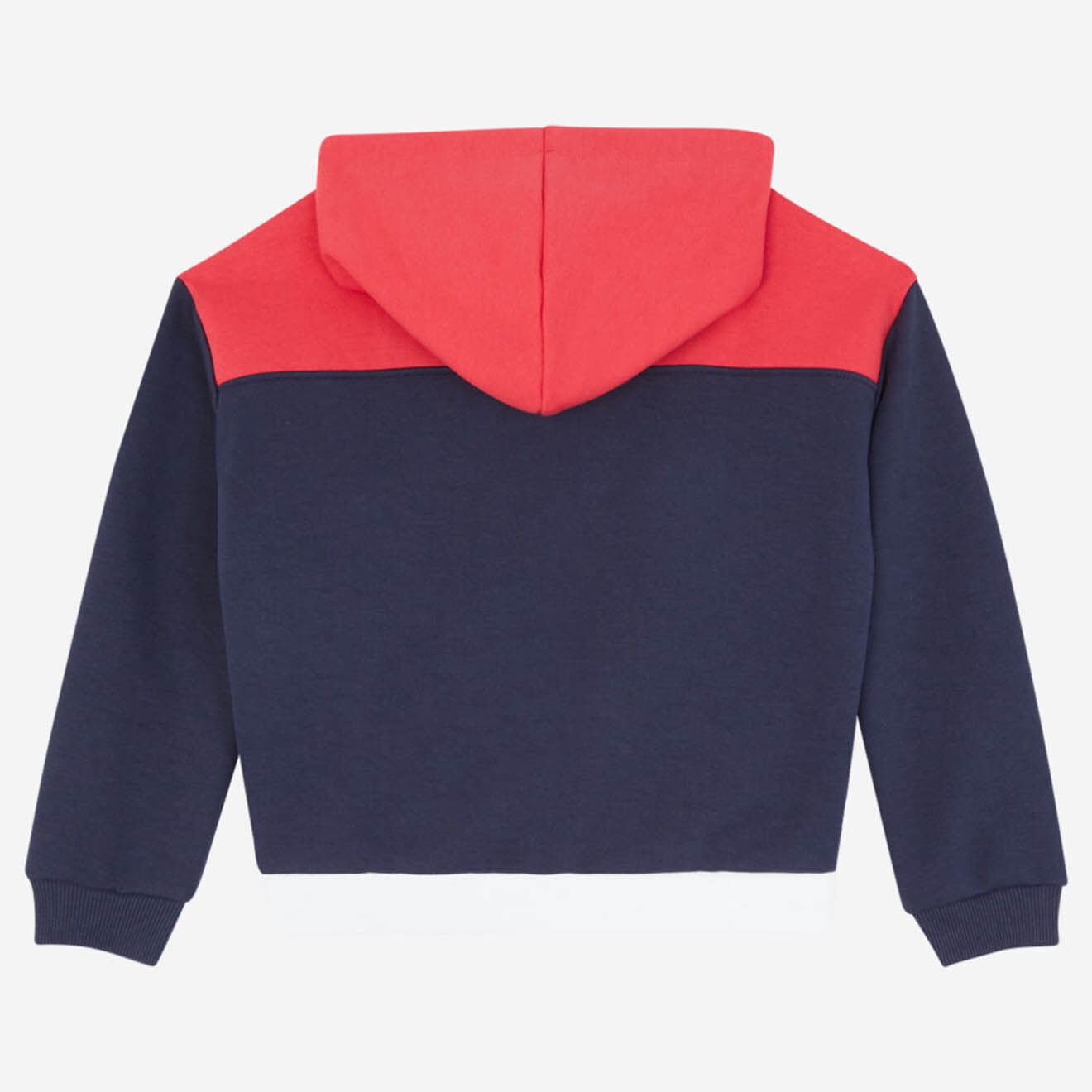 Tommy Hilfiger Sweat à capuche bicolore à bande bleu/rouge