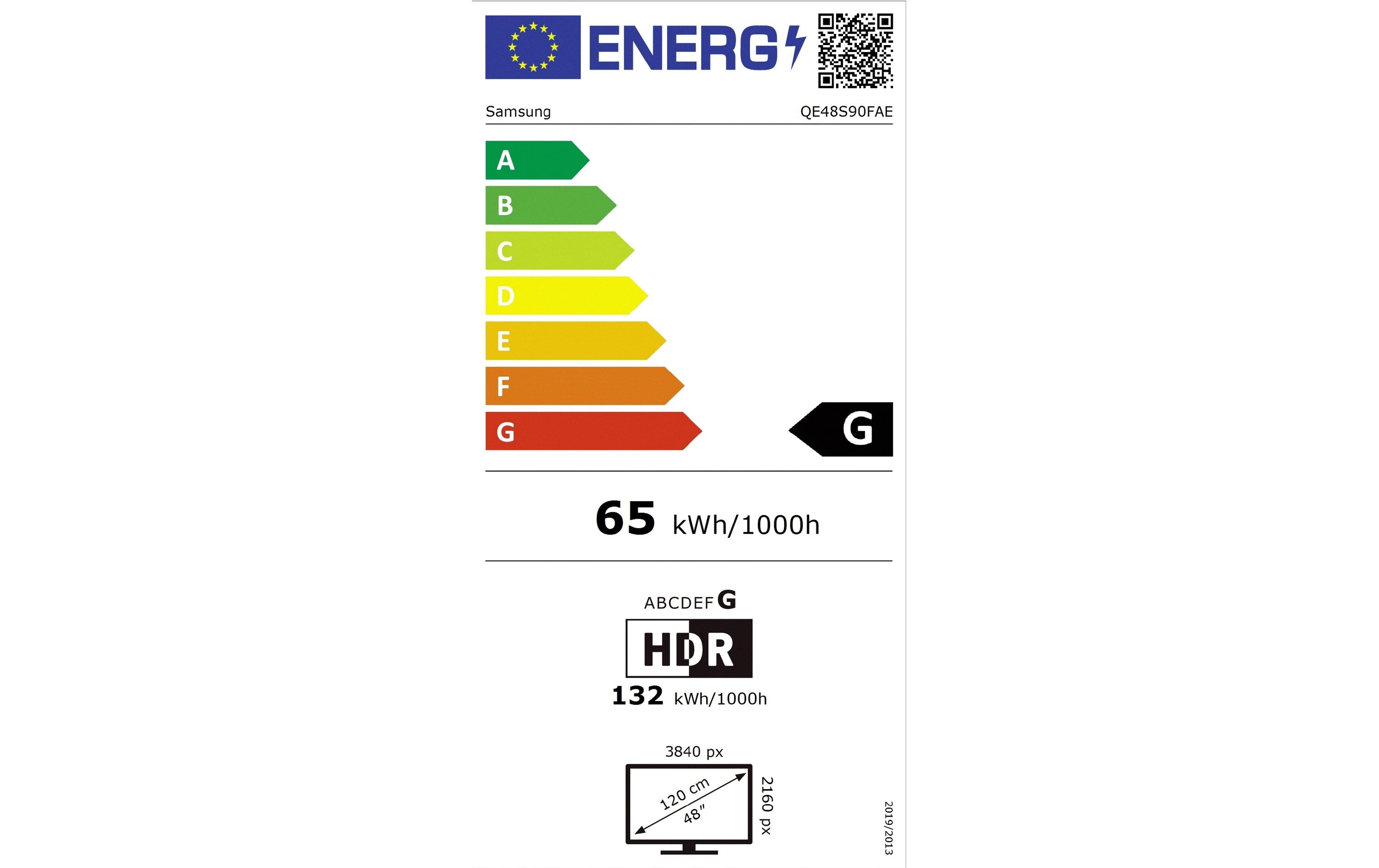 TV QE48S90F 48'' S90F OLED 4K AI TV, 2025<br>120 Hz (Up to 144 Hz), 4K (3.840 x 2.160), NQ4 AI Gen3 Processor, 40W 2.1CH