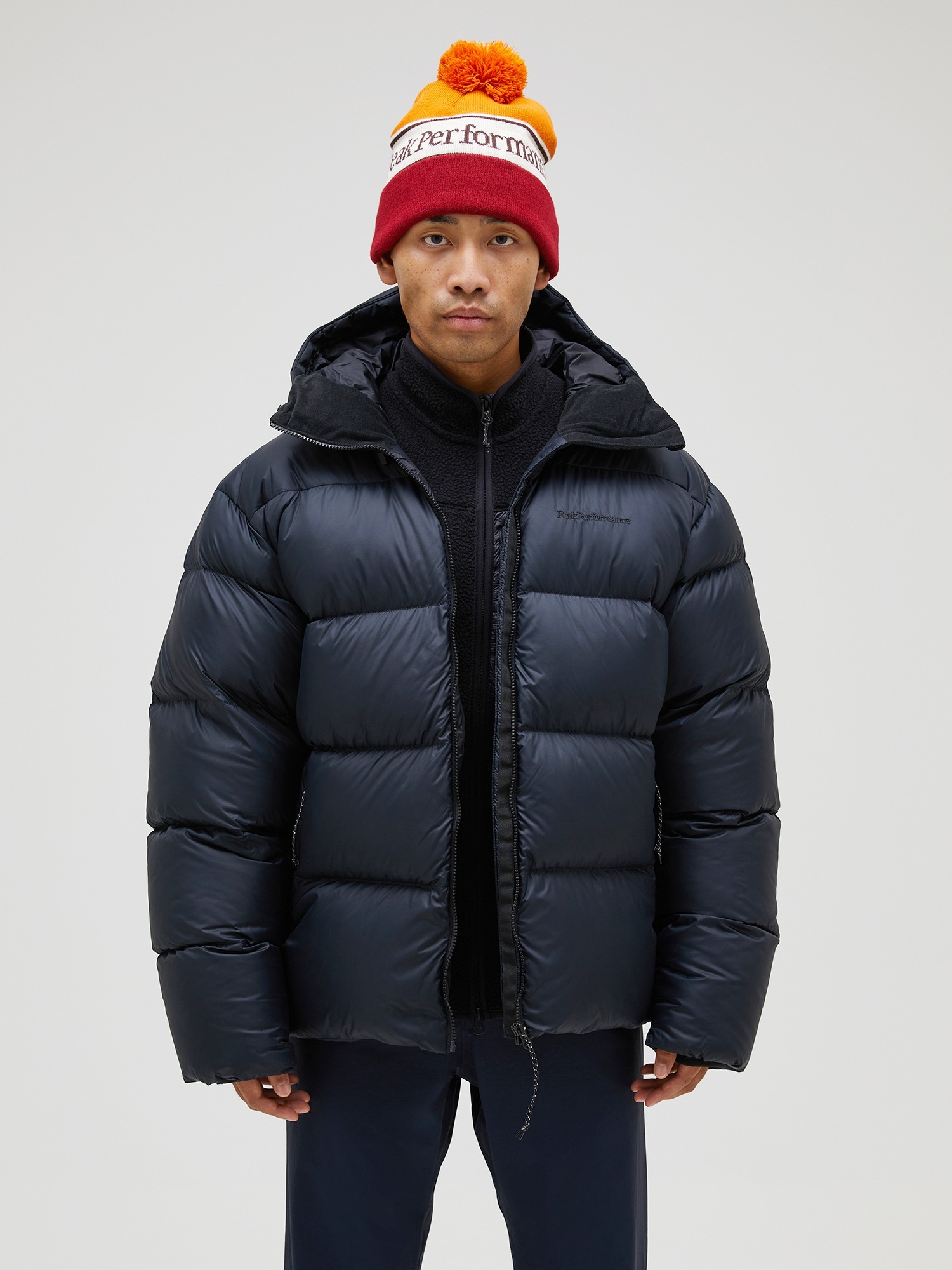 Frost Oversized Down Puffer Herre Black