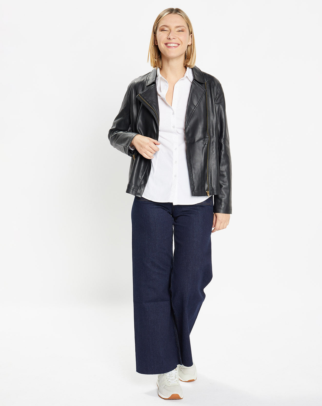 Galeries Lafayette Blouson Calpaga noir