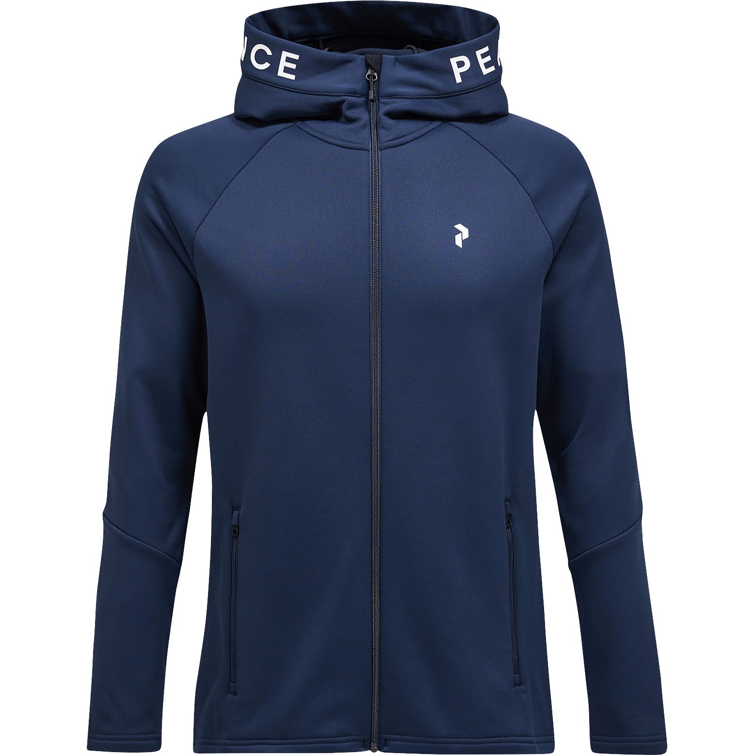 Peak Performance Rider Zip Hood Midlayer-Jacke Herren blue shadow