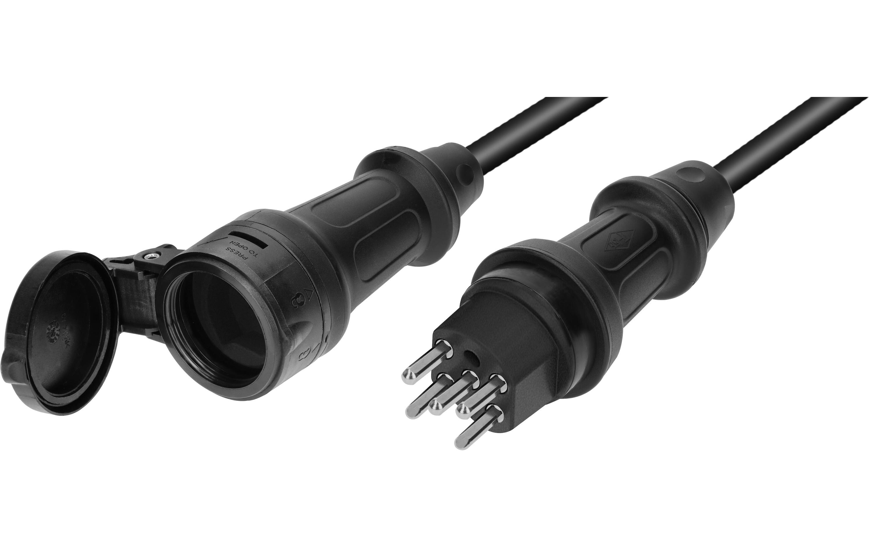 Verlängerungskabel 10 m, Typ 25 zu Typ 25<br>Verlängerungskabel mit einem Leiterquerschnitt von 2.5 mm2