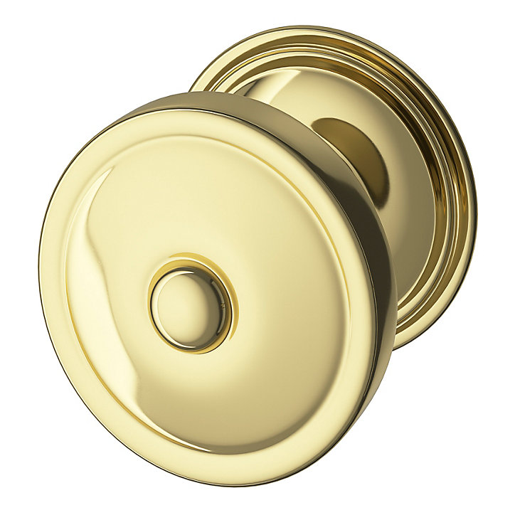 Bouton de porte arrondi GoodHome or Ø. 85mm x l.85 x H. 85mm
