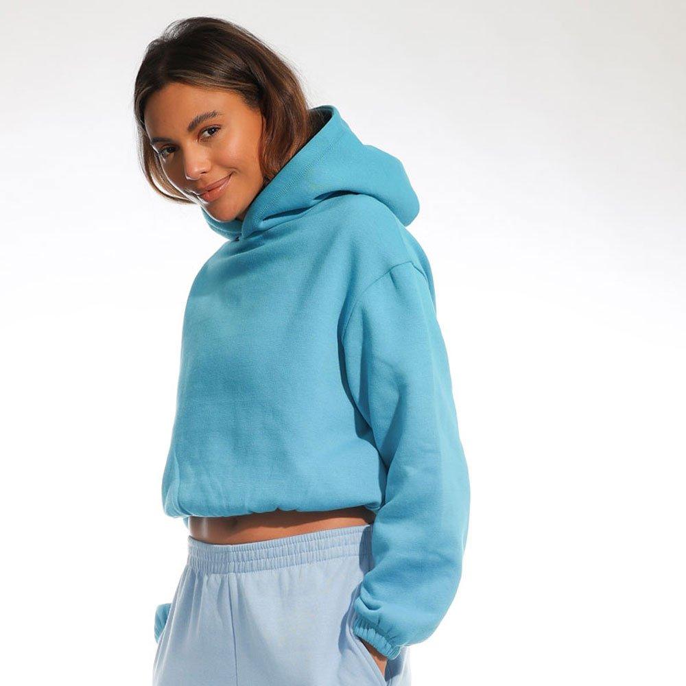 Light and Shade LightandShade Cropped Hooded Top Ladies