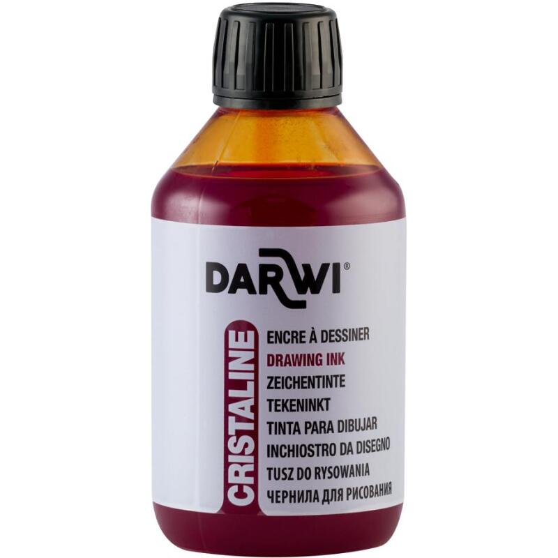 DARWI Flacon de 250 ml d'Encre à Dessiner - Orange