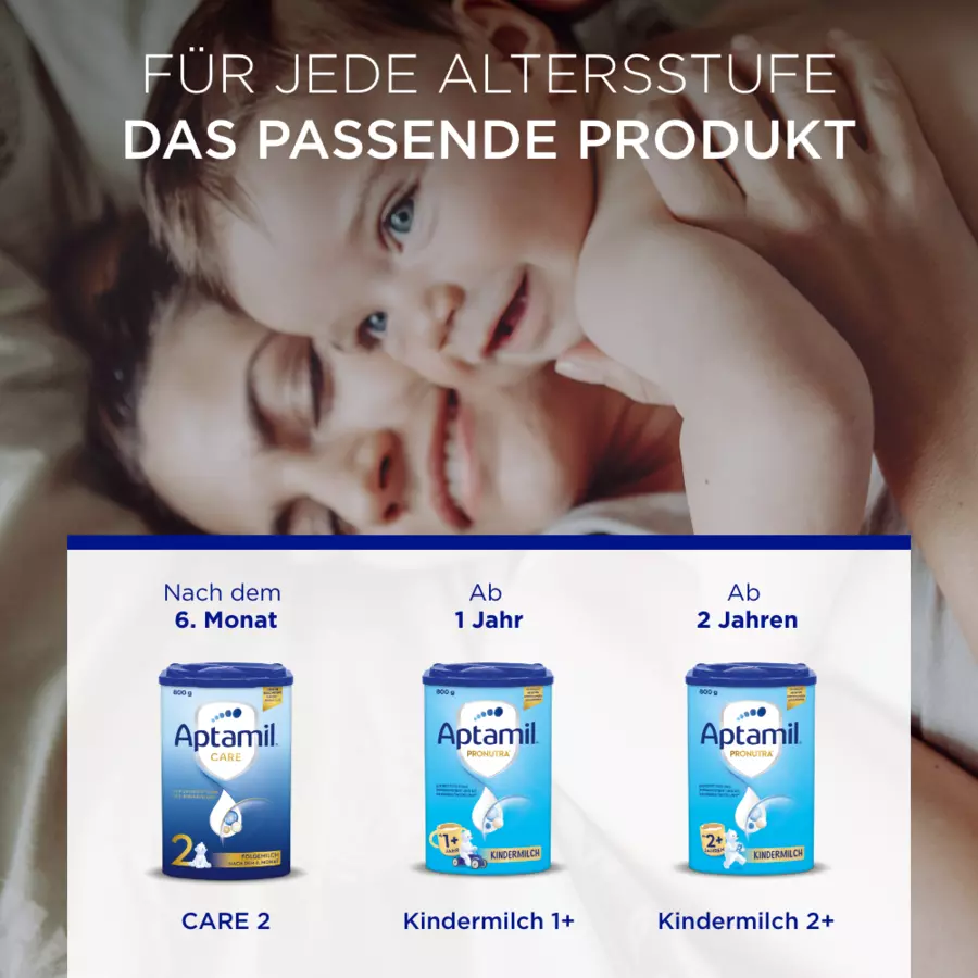 Aptamil Folgemilch 2 CARE 4x 800g nach dem 6. Monat