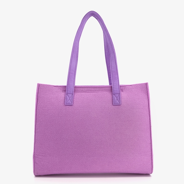 Renato Lucci dames shopper paars