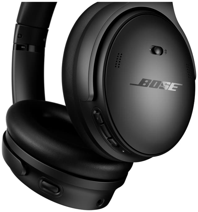 Bose QuietComfort trådløse around-ear høretelefoner (sort)
