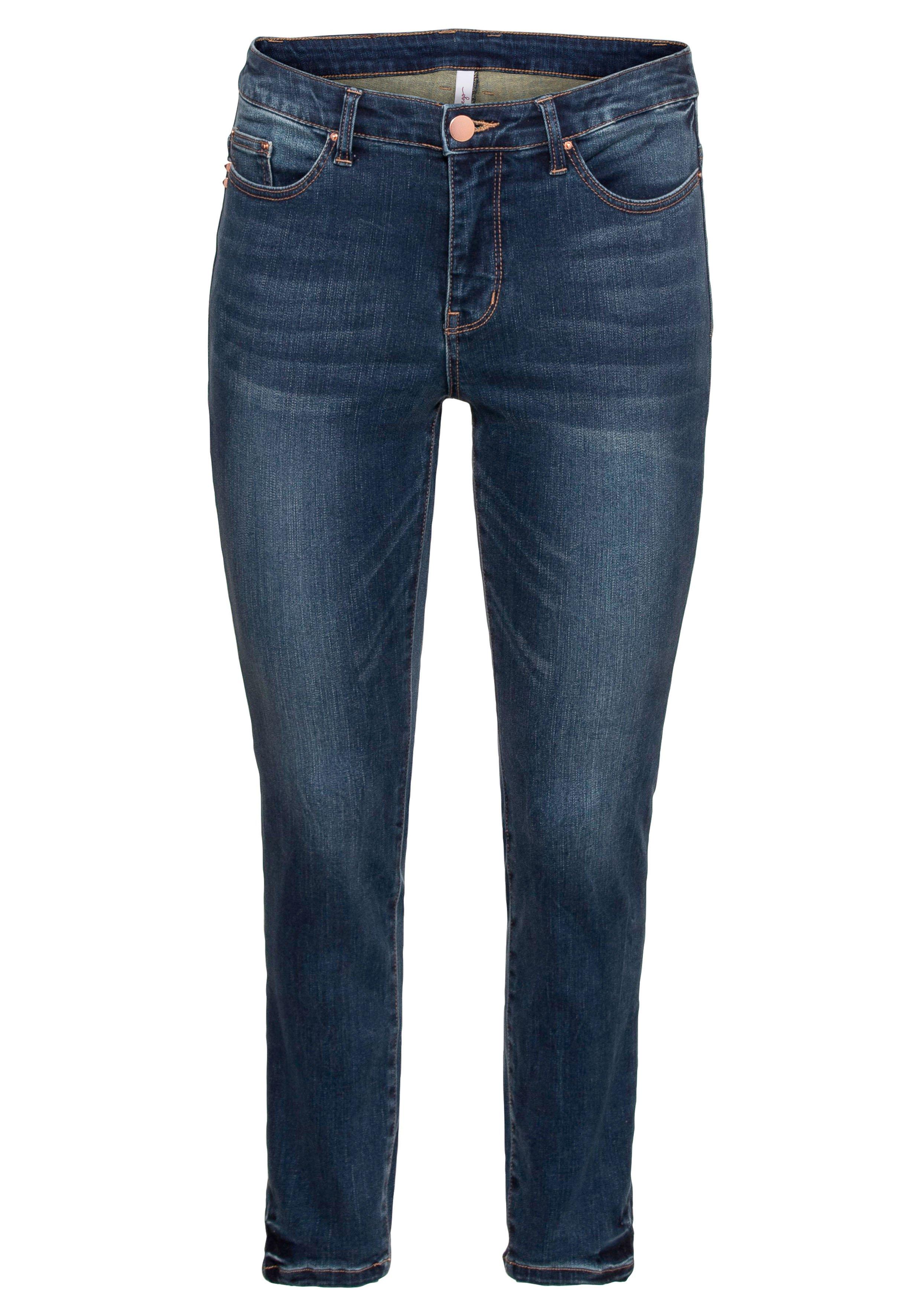 Skinny Stretch-Jeans mit Bodyforming-Effekt
