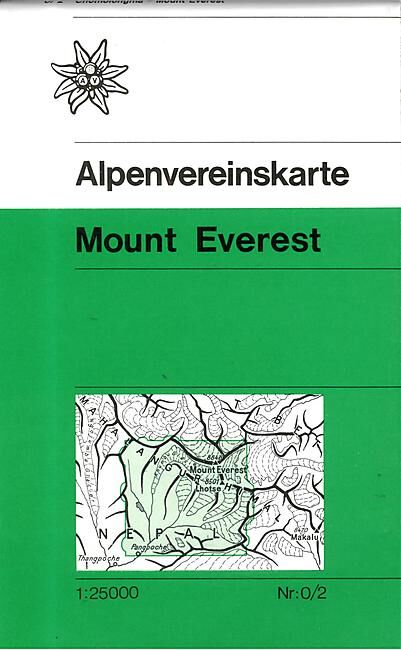 ALPENVEREIN - 0/2 MOUNT EVEREST 1 25 000