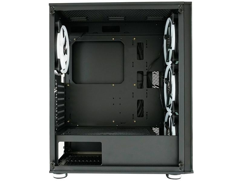 LC-Power PC-Gehäuse Gaming 803B Shaded_X Gaming-Midi-Tower mit Sichtfenster und RGB Beleuchtung
