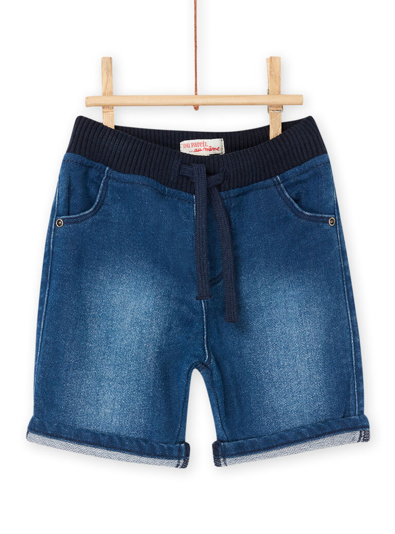 Bermuda bleu effet jean