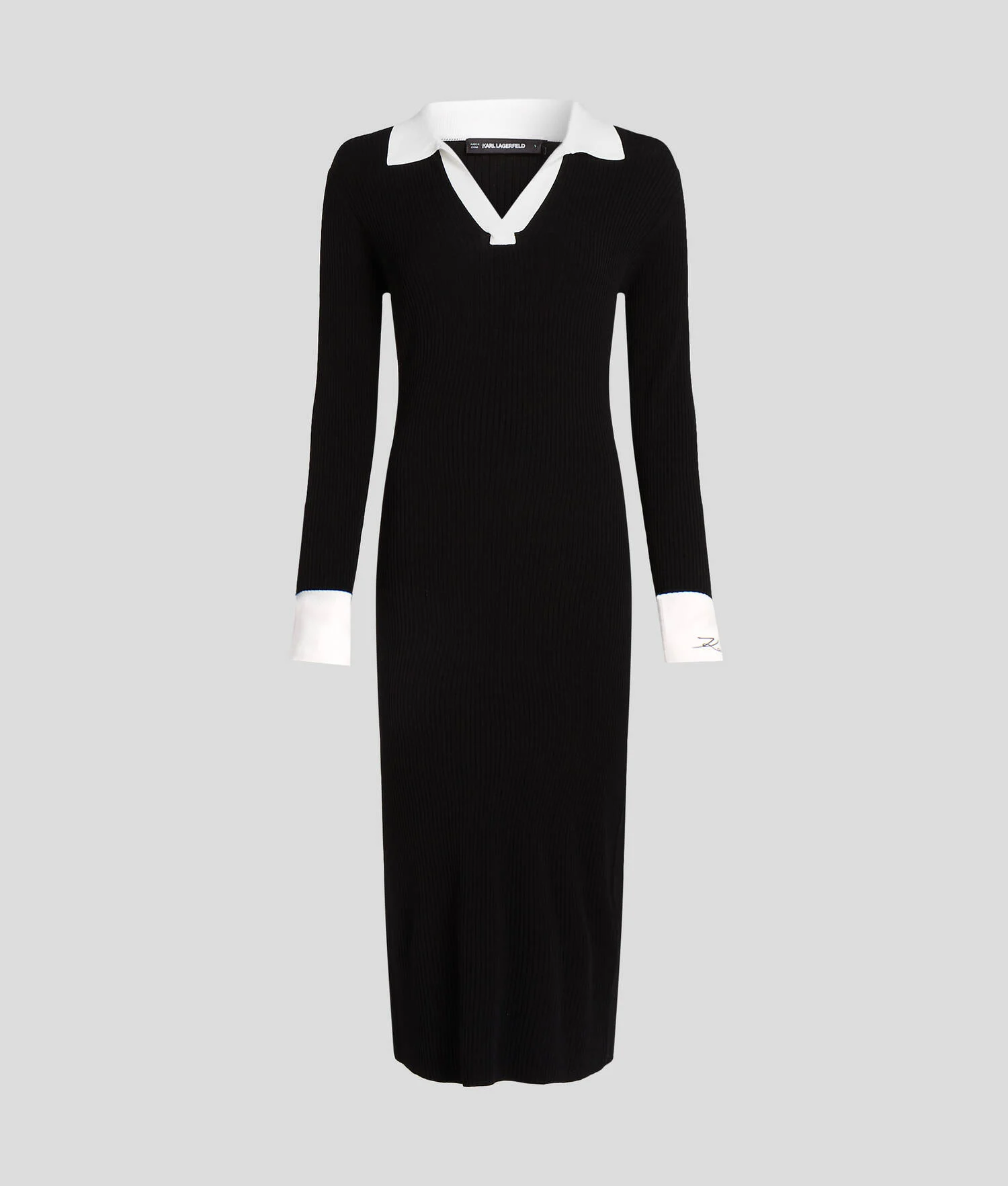 ROBE POLO EN TRICOT KARL ESSENTIAL