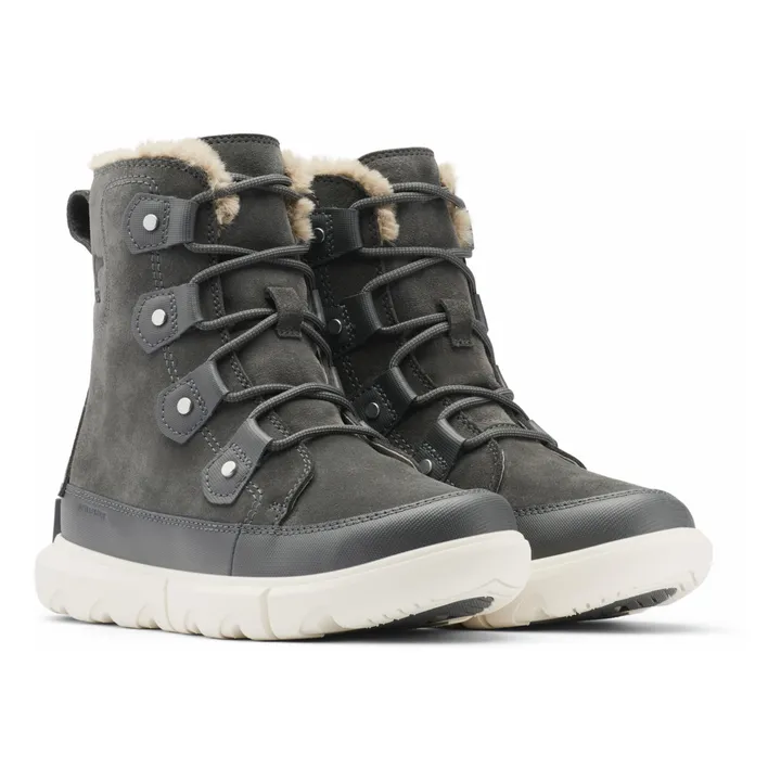 Sorel Bottes Fourrées Explorer - Collection Femme | Gris anthracite