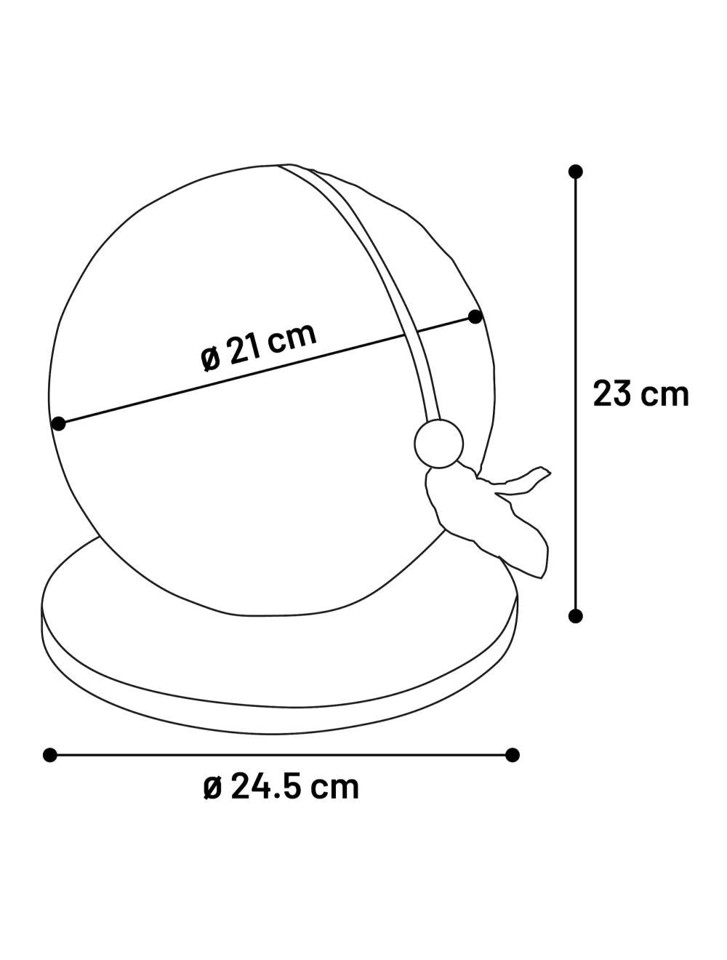 FLAMINGO - Kradsebold Estrella - Brown - 21cm