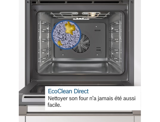 BOSCH - Four encastrable EcoClean HBF154ES0, Série 2, EcoClean 4 parois