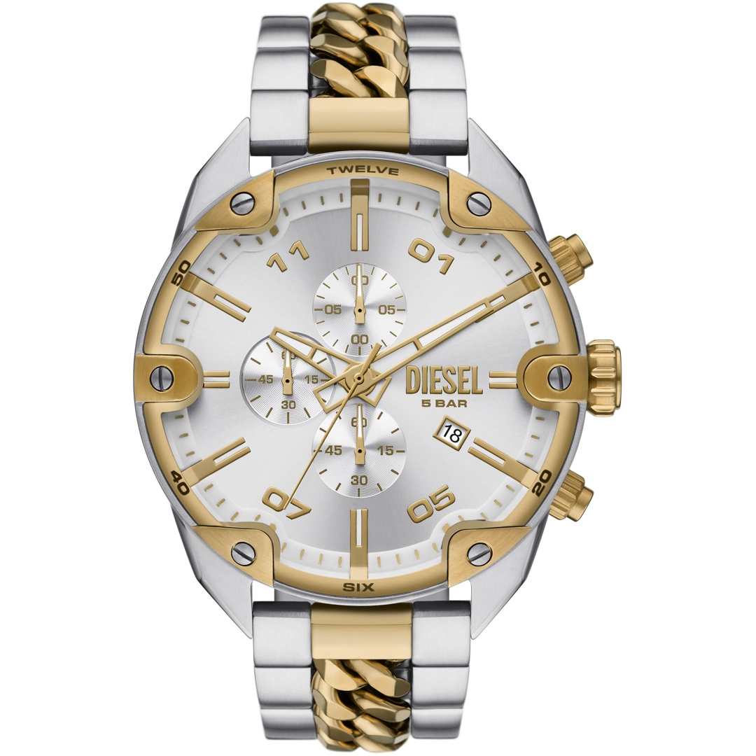 Diesel Spiked Chronograph Bicolor