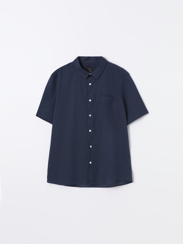 Camisa de manga curta - Azul-marinho