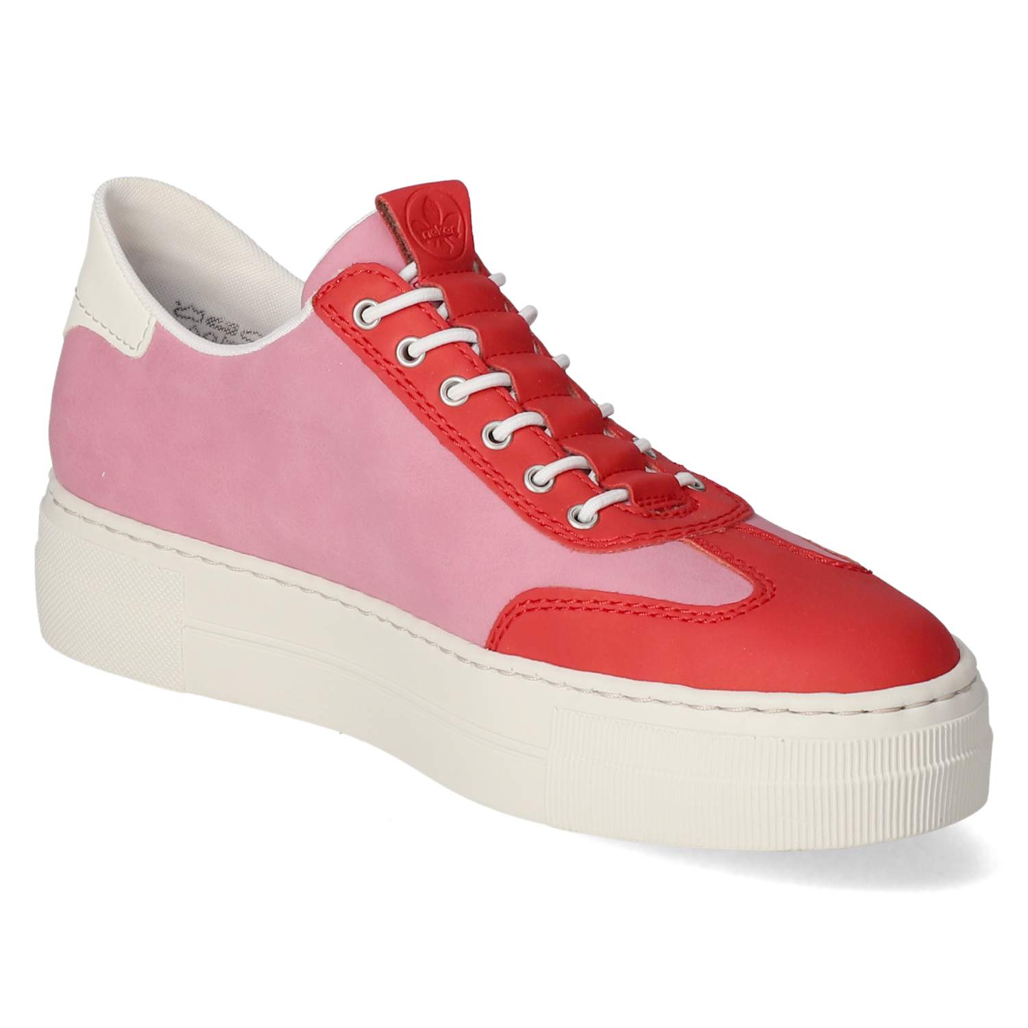 Rieker Low Sneaker - rot kombi
