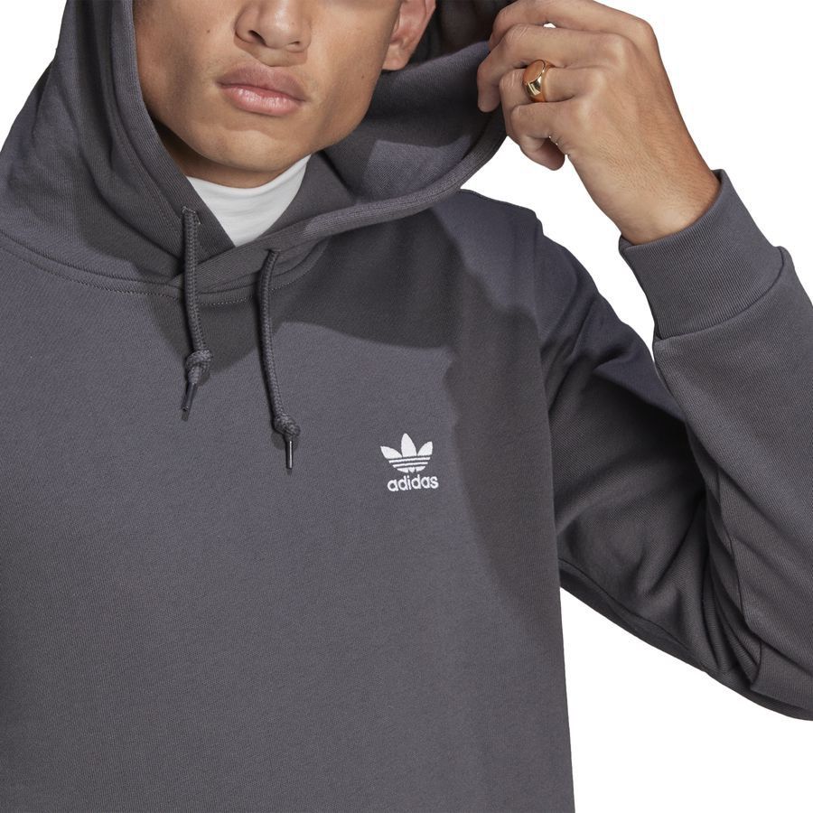 adidas Sweat à Capuche Essentials Trefoil - Gris