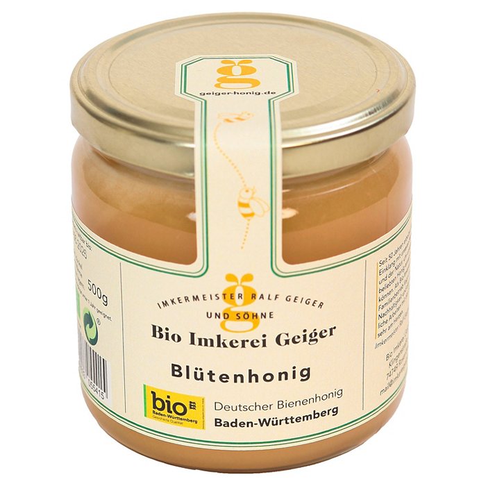 Bio-Blütenhonig 500 g, Blüten