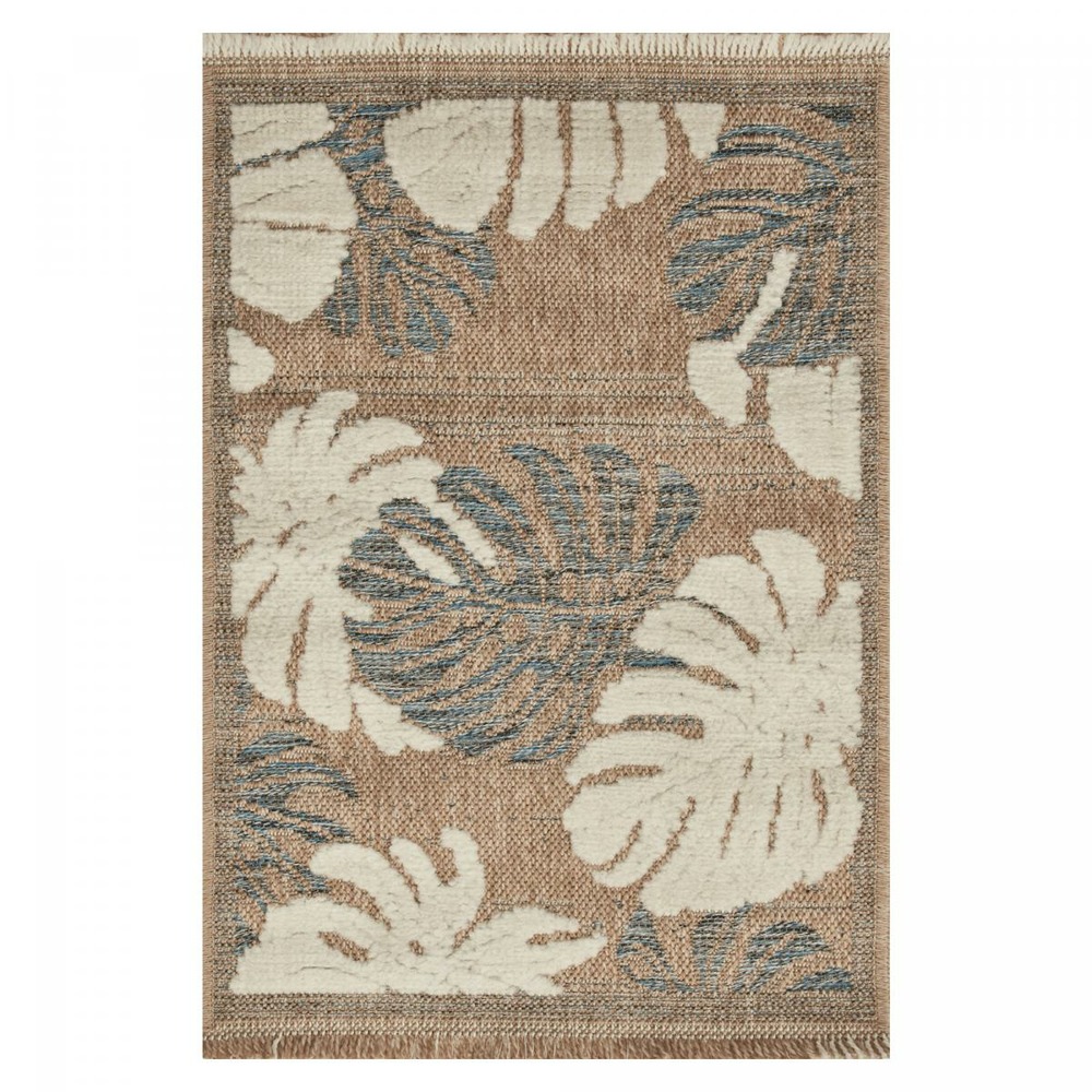 Tapis extérieur bleu 60x180 cm