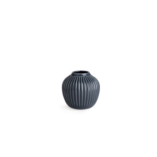Kähler Hammershøi Vase, Antracitgrå, 12,5 cm