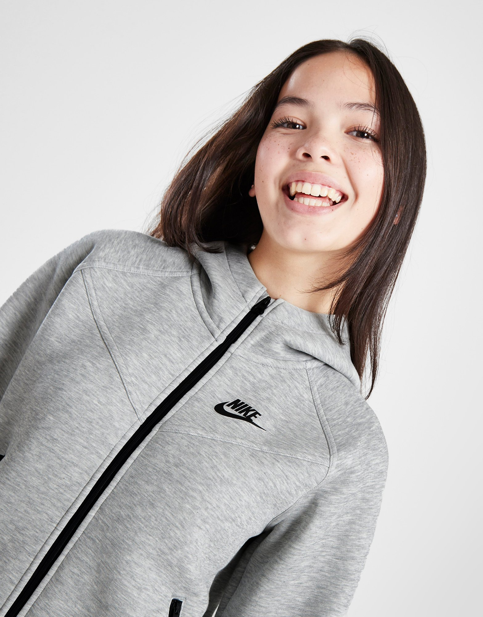 Nike Girls' Tech Fleece Full Zip Hoodie Junior