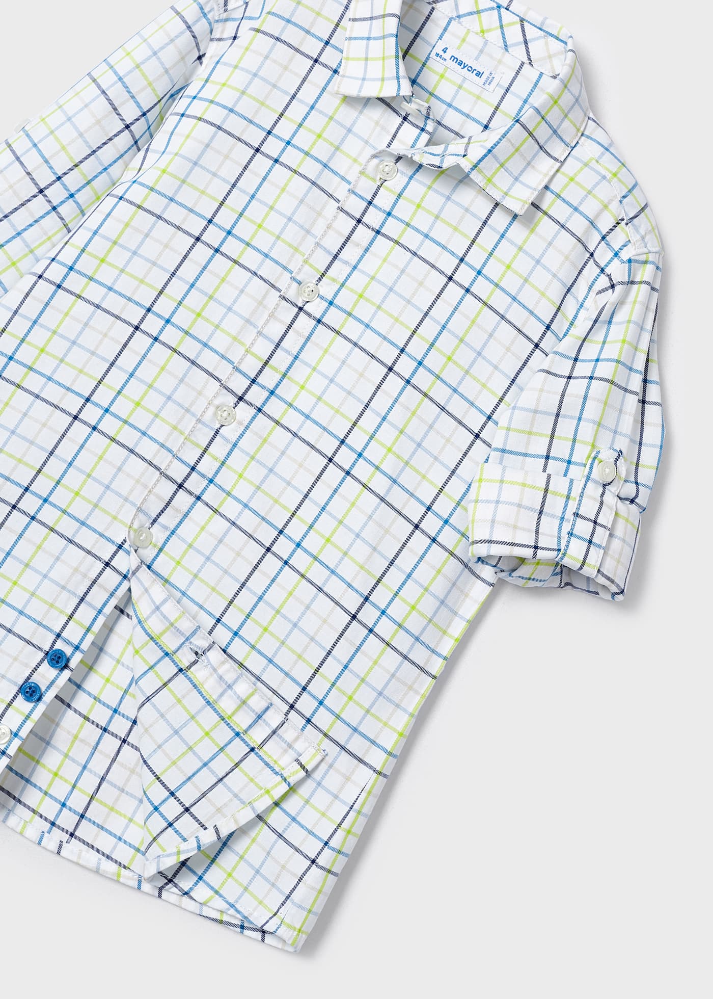 Camisa xadrez Better Cotton para meninos
