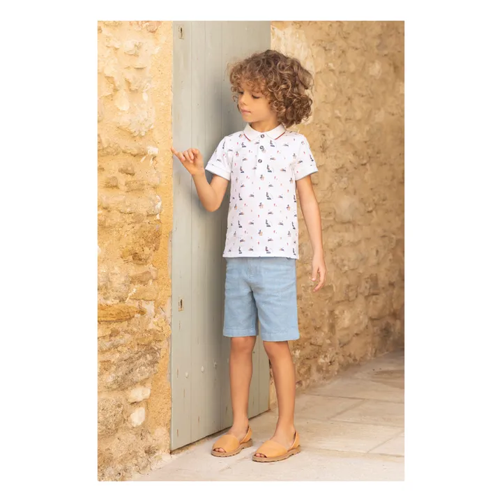 Tartine et Chocolat Polo Jardin Secret | Blanc