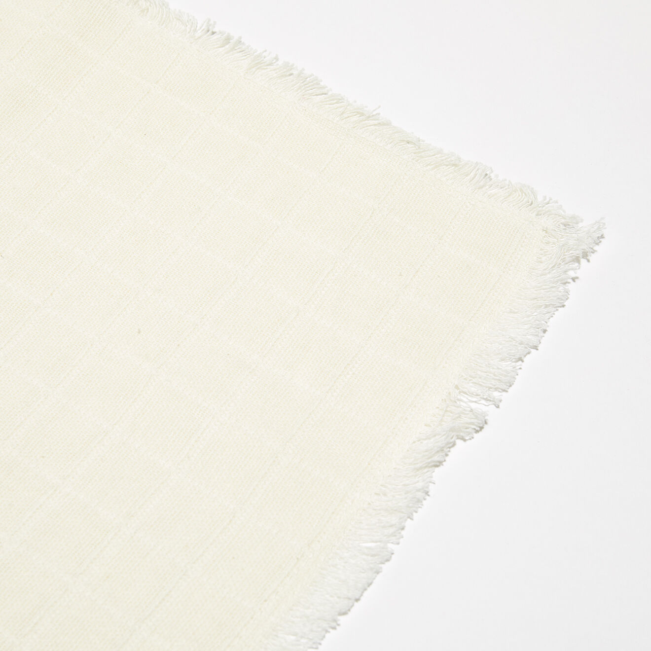 Pomax 4 Sets de table A Tavola blancs - 140x40 cm
