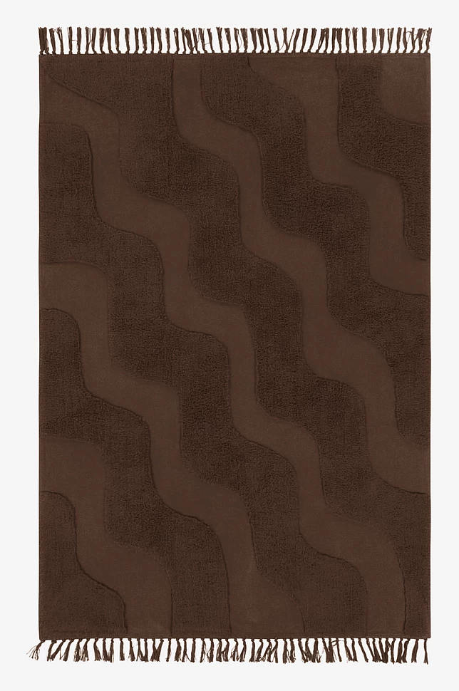 WAVING bomullsteppe økologisk 130x190 cm