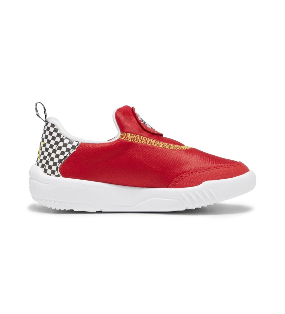 Tênis Puma Ferrari Bao Kart vermelho