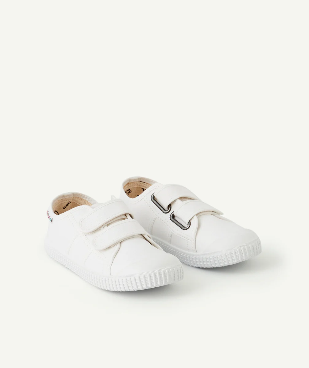 VICTORIABASKETS EN TOILE BLANCHE AVEC DOUBLE SCRATCH