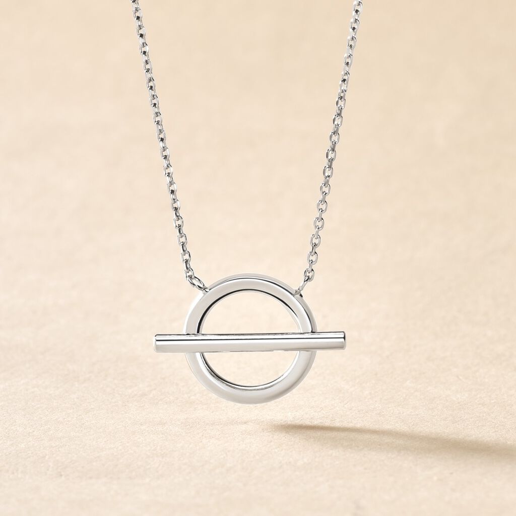 Collier Marie-capucine Argent Blanc
