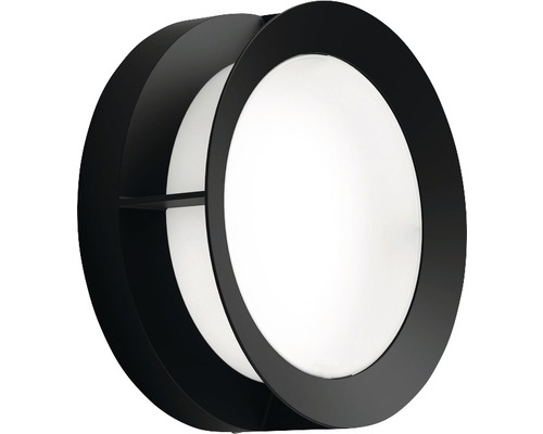 LED buitenwandlamp 12W 1200 lm 2700K zwart/wit