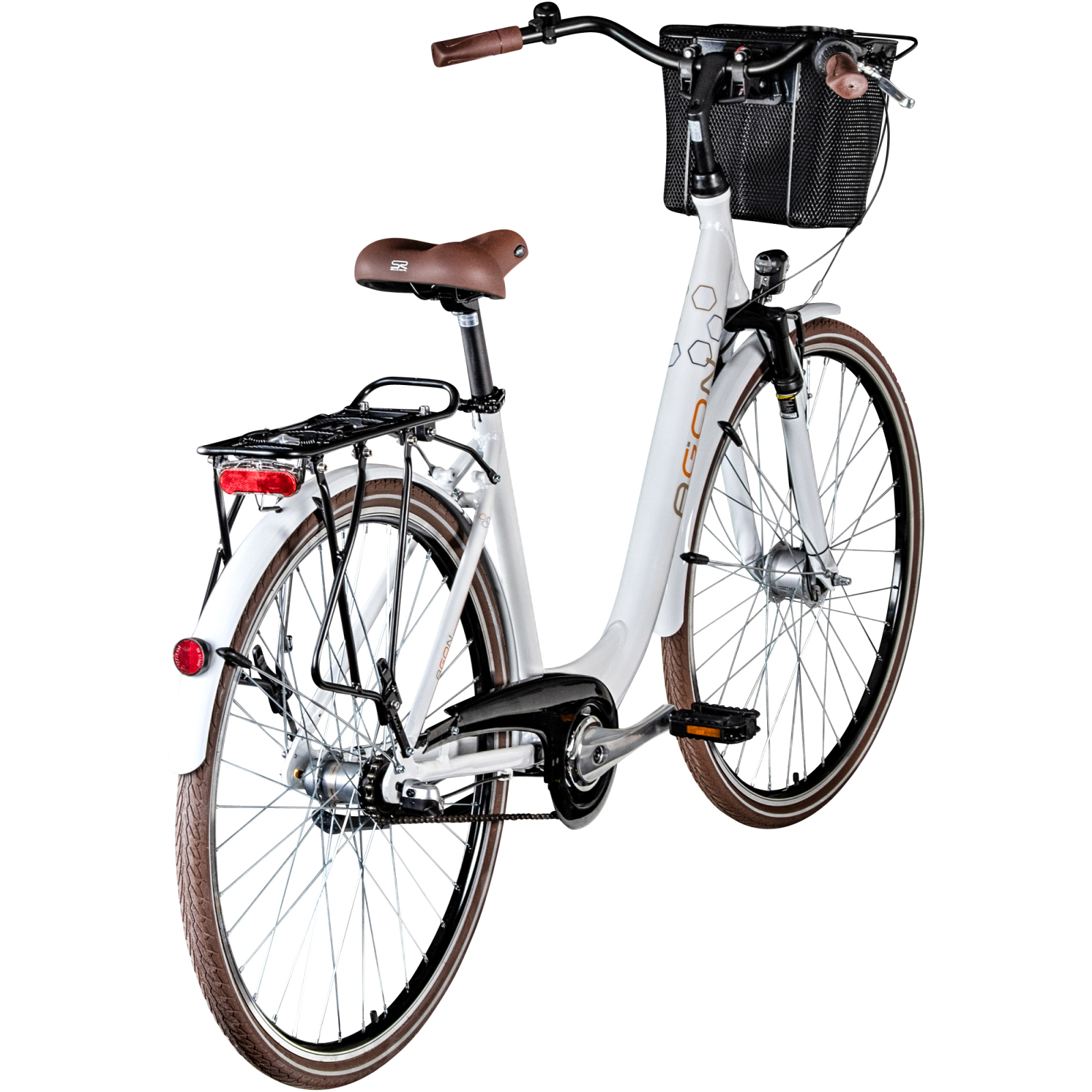 Zündapp City Bike AGON Unisex 28'' - weiß - 48 cm Rahmenhöhe