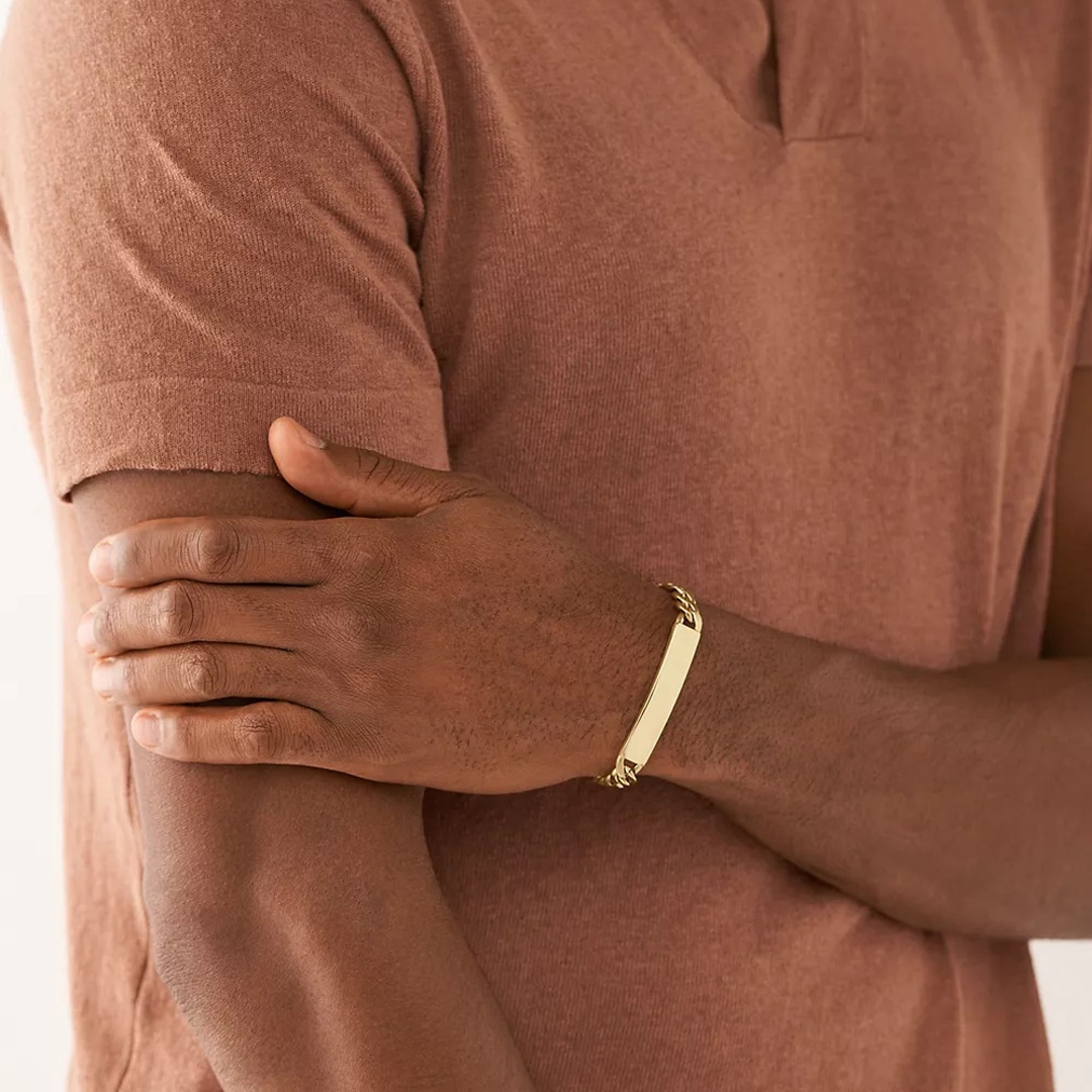 Fossil Panzerarmband Drew Goldig