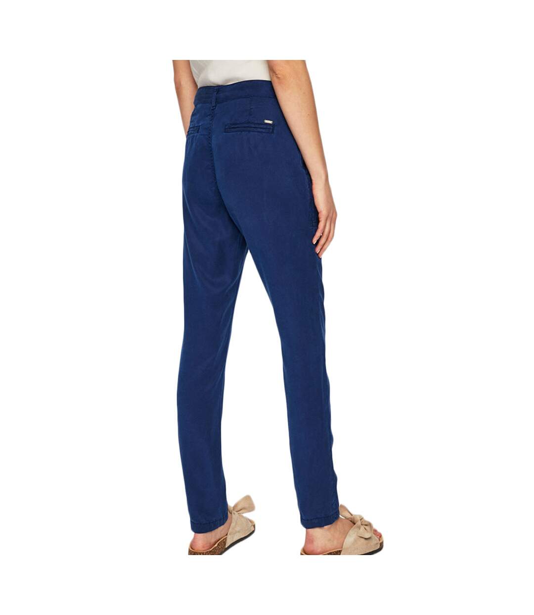 Pantalon Fluide Bleu Femme Pepe Jeans Drifter