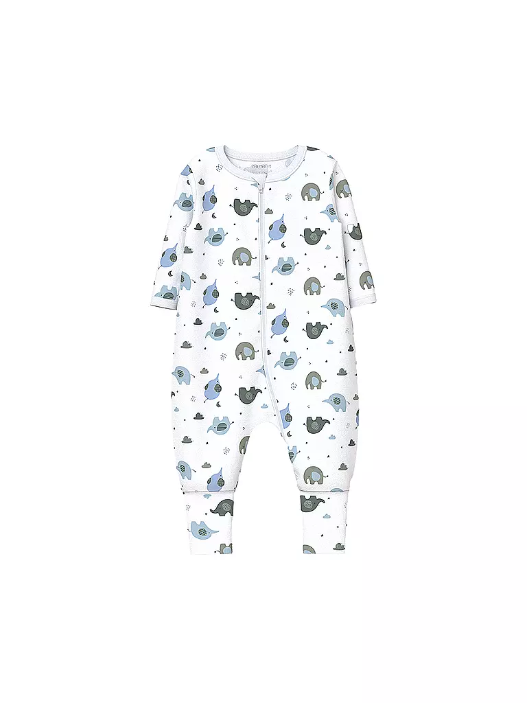 NAME IT Baby Schlafoverall 2er Pkg NBMNIGHTSUIT hellblau